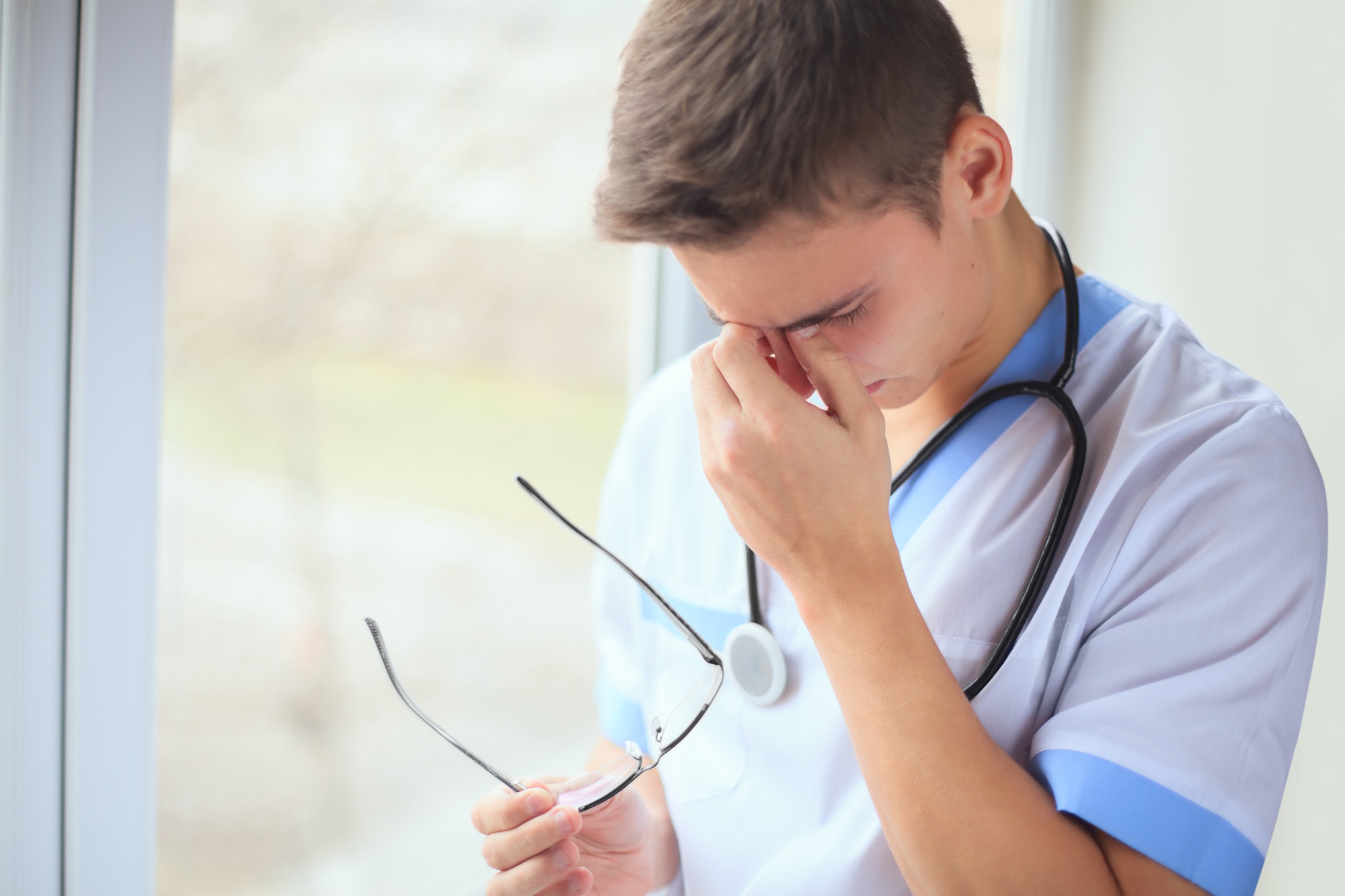 healthcare worker background